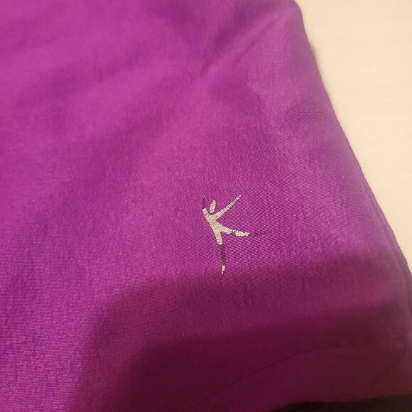 Danskin Now Womens Athletic Workout Running Shorts Purple Size Large - Picture 3 of 5